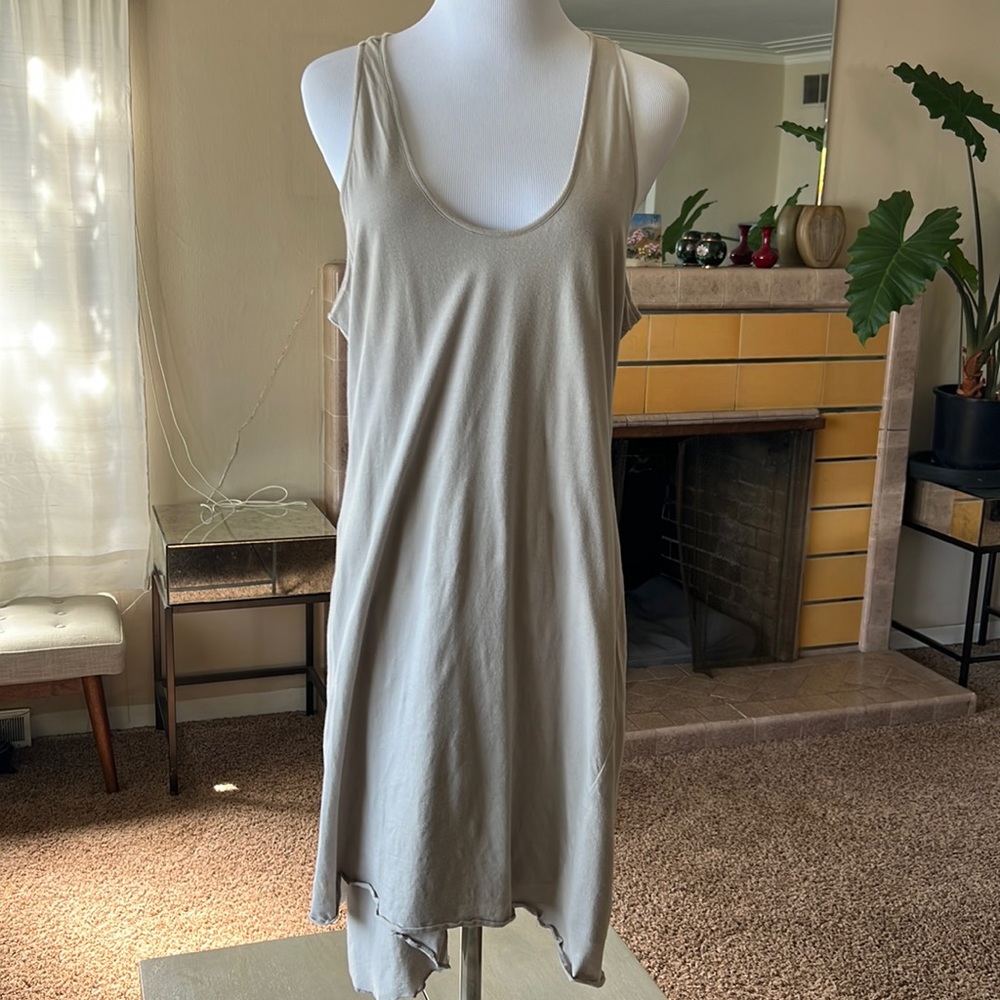 Brochu Walker Cotton Sundress Beige Large